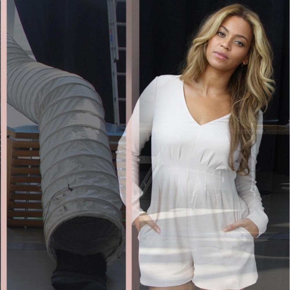 Intermix Lily Pleated Blush Pink Romper